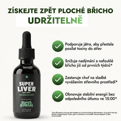 Super Liver — Získejte zpět ploché břicho dlouhodobě