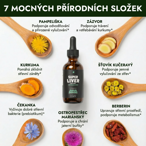 Super Liver — Získejte zpět ploché břicho dlouhodobě