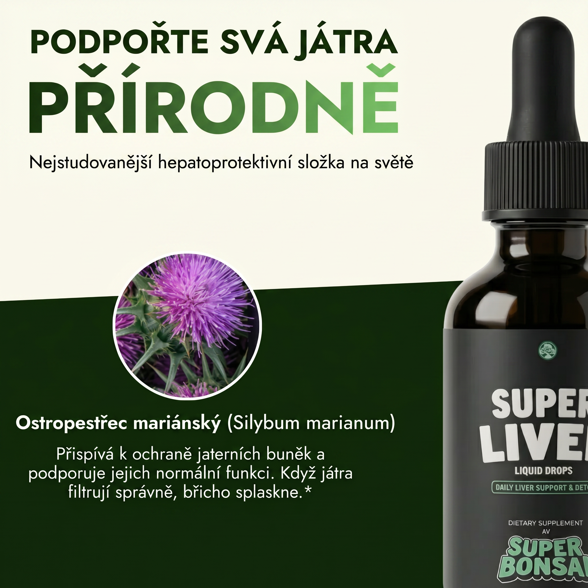 Super Liver — Získejte zpět ploché břicho dlouhodobě